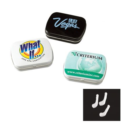 Domed Tin with Golf Club Shaped Mints 2