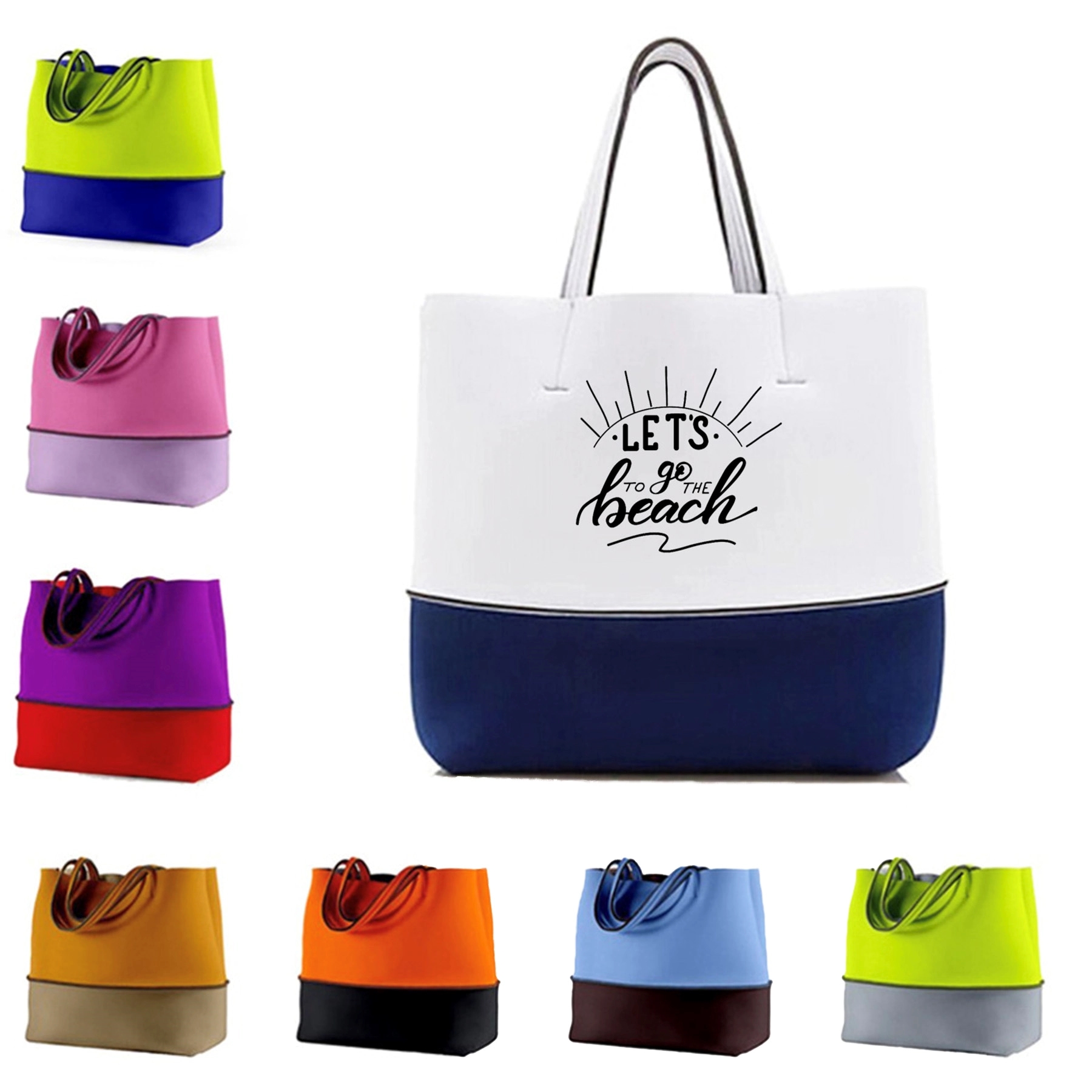 Neoprene Tote Bag with Zippered Pocket 3