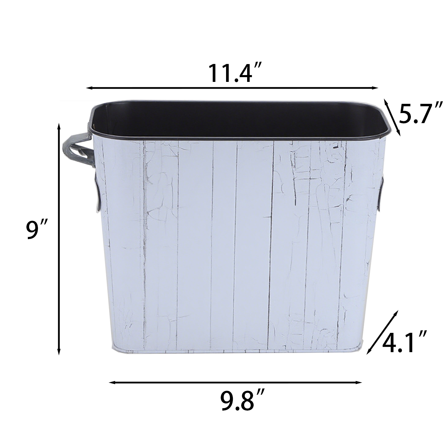 264oz Metal Galvanized Ice Bucket 4