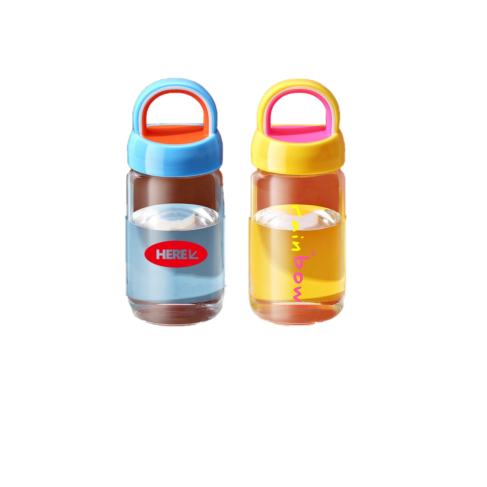 Portable Glass Water Bottle 2