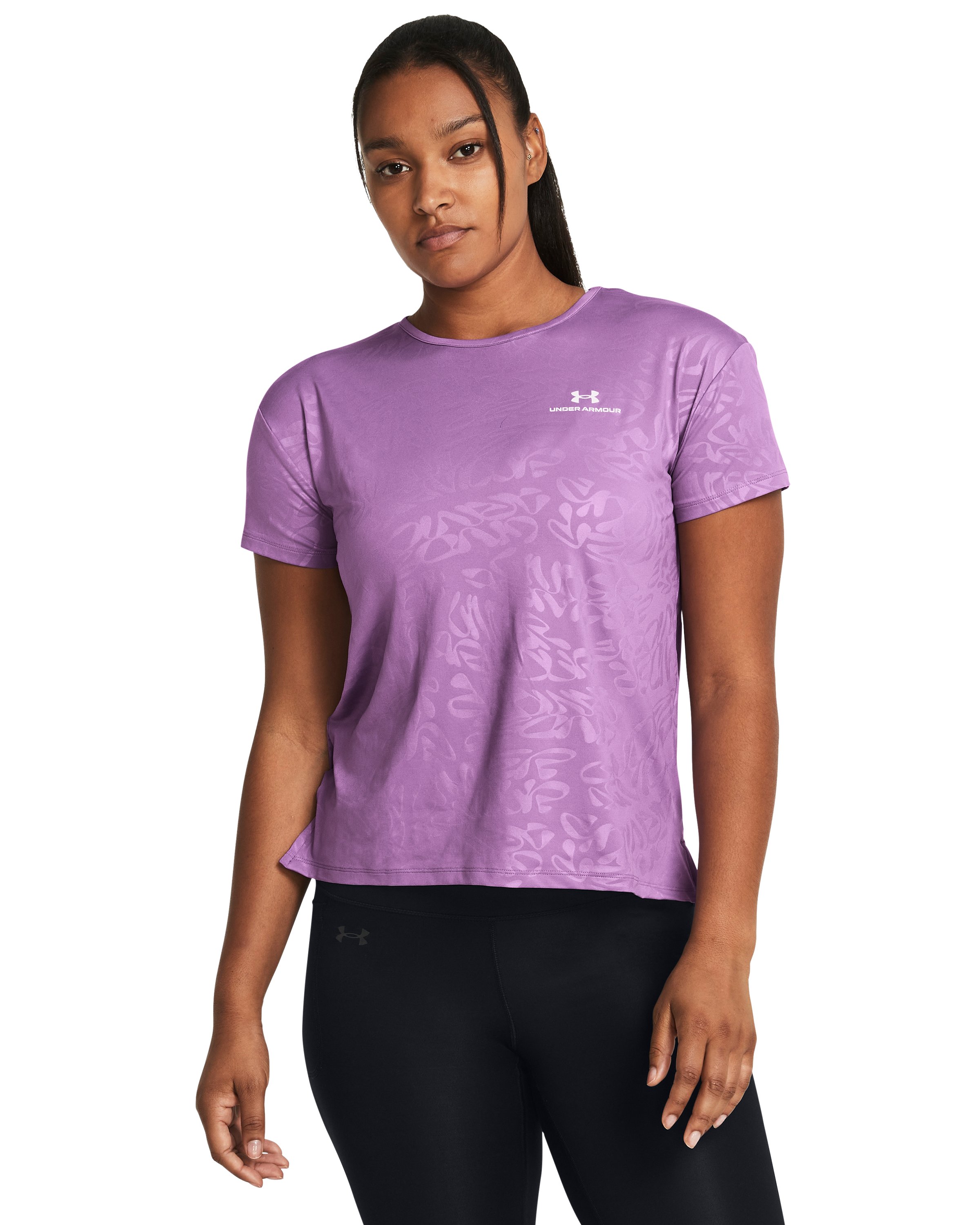 Women's UA Vanish Energy Emboss Short Sleeve 3