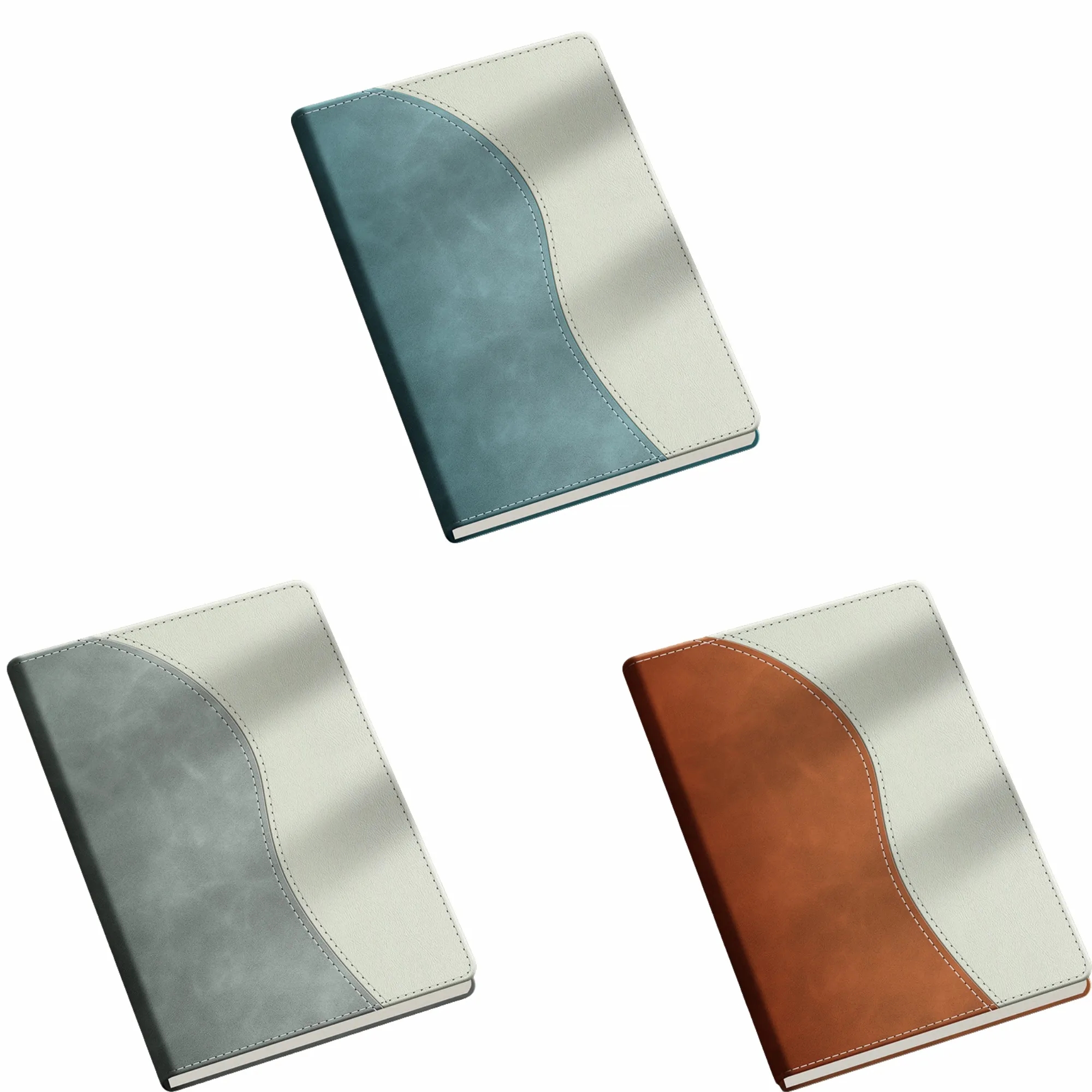 Skin-Feel Business Minimalist A5 Notebook, Office Leather Jo 4