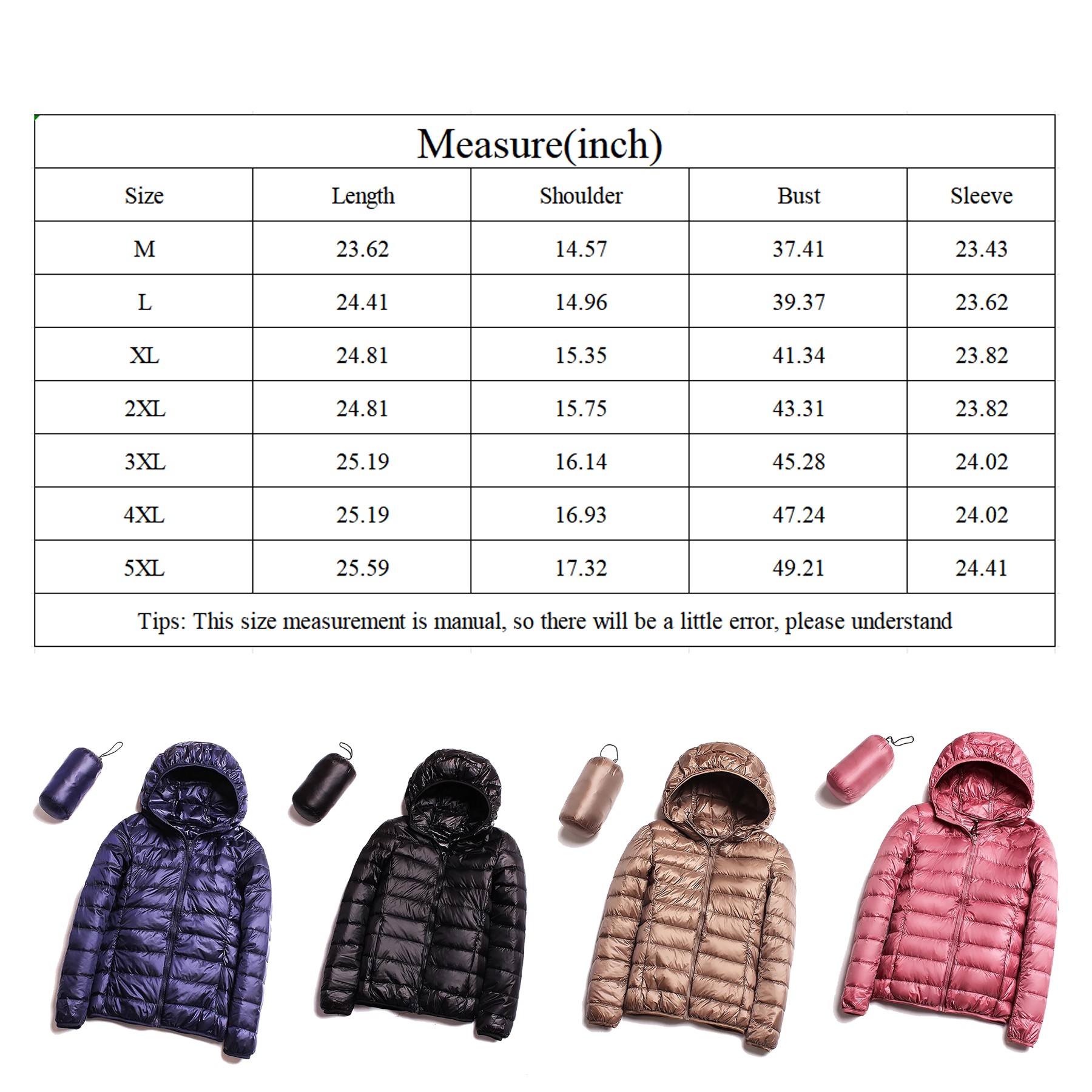 Women Hooded Short Down Jacket 7