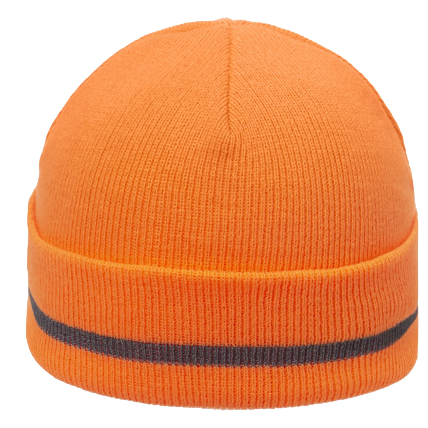 Embroidered Reflective knitted beanie hat 6