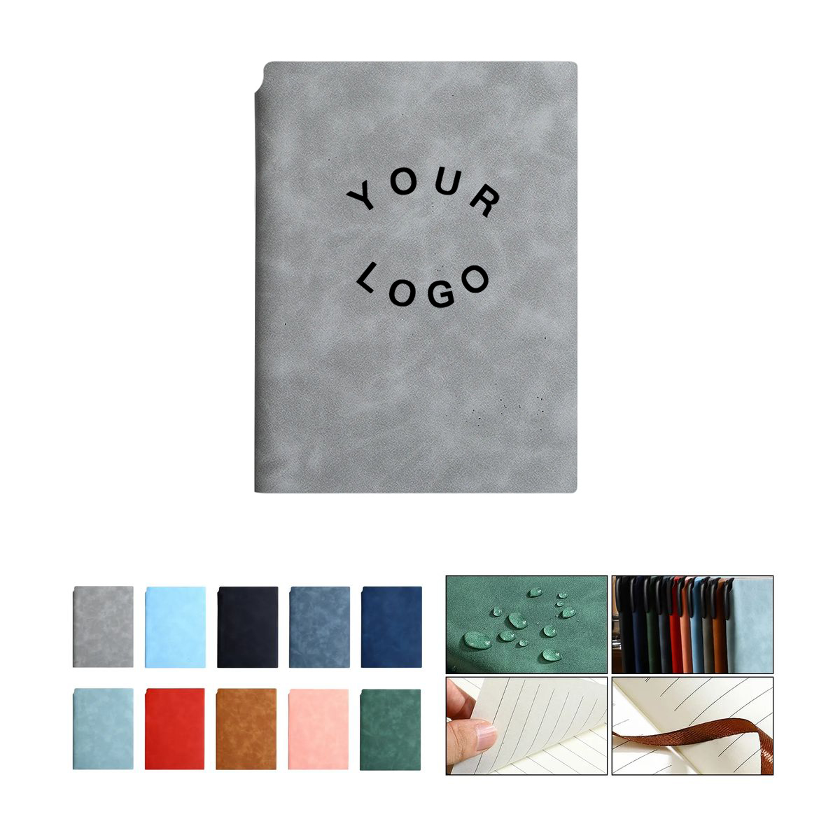 Durable PU Writing Pad with Premium Soft Cover 12