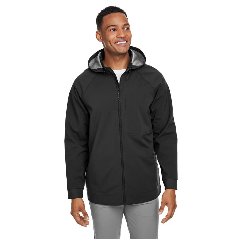 North End Men's City Hybrid Soft Shell Hooded Jacket 11