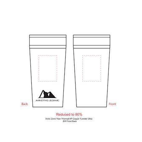 Arctic Zone® Titan Thermal HP® Copper Tumbler 20oz 129