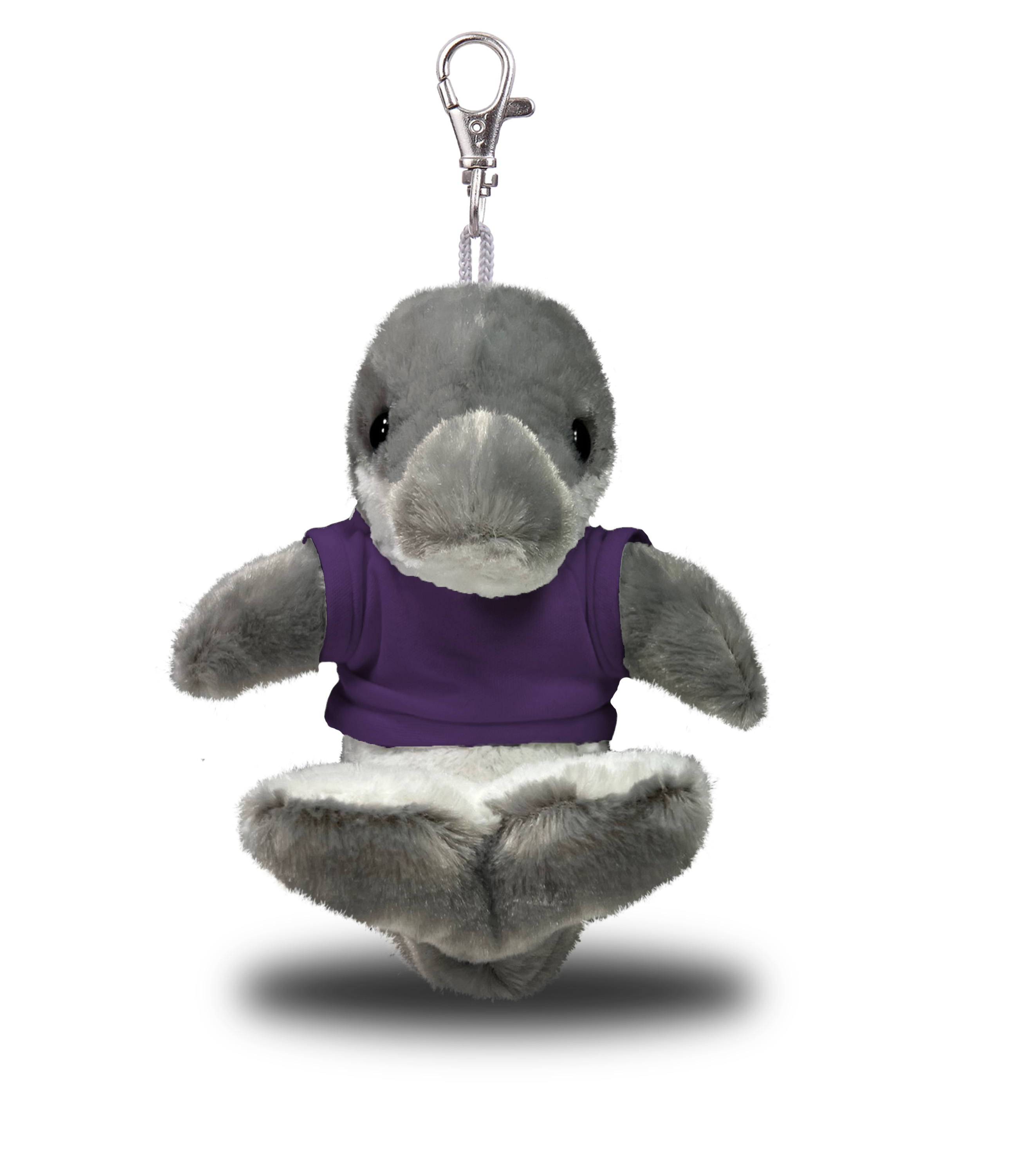 Plush Dolphin Keychain with T-Shirt 13