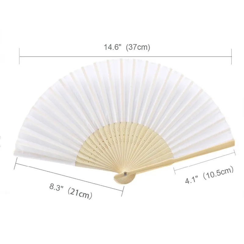 Foladble Paper Bamboo Fan 3
