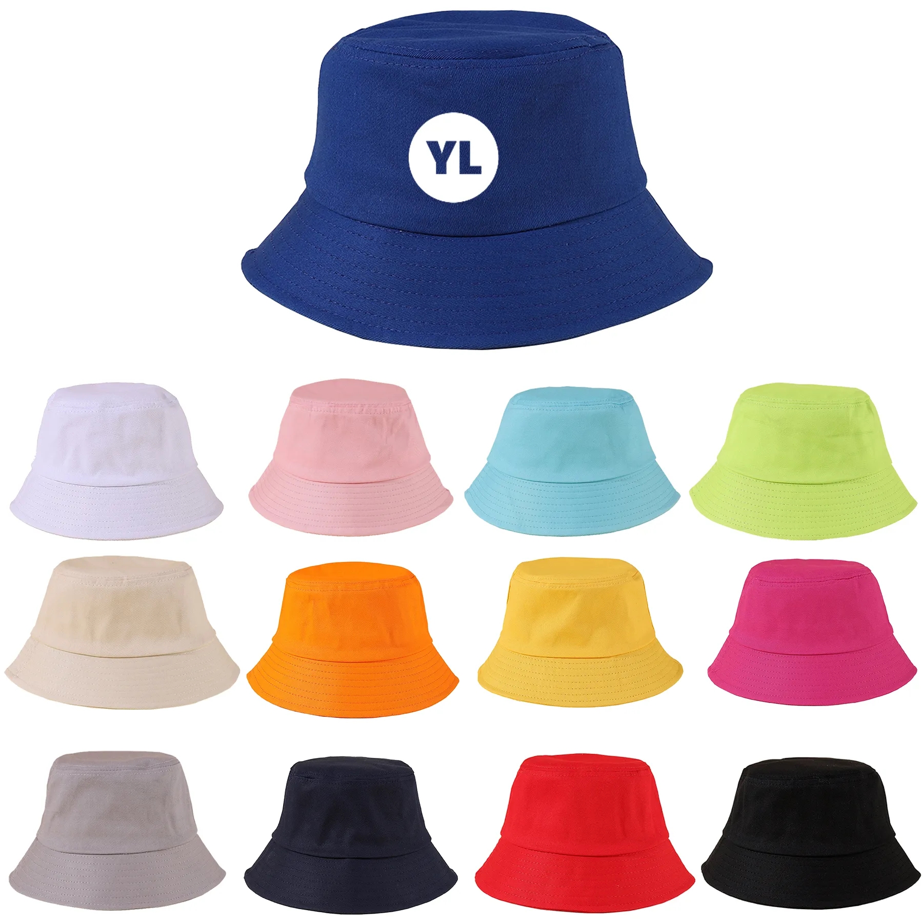 Embroidered Unisex Cotton Bucket Hat 5