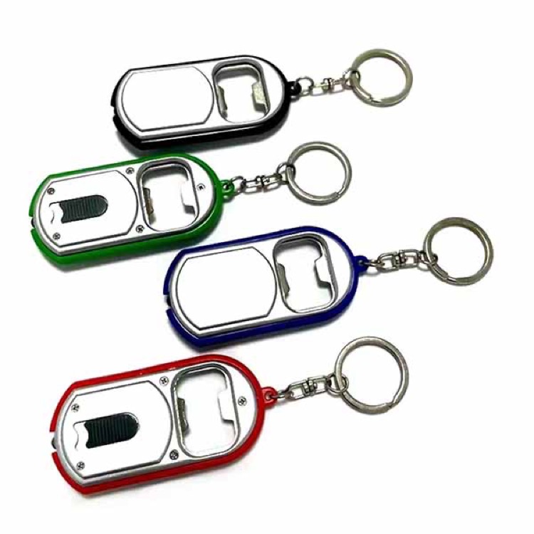 3 In 1 Bottle Opener Led Light Keychain 3