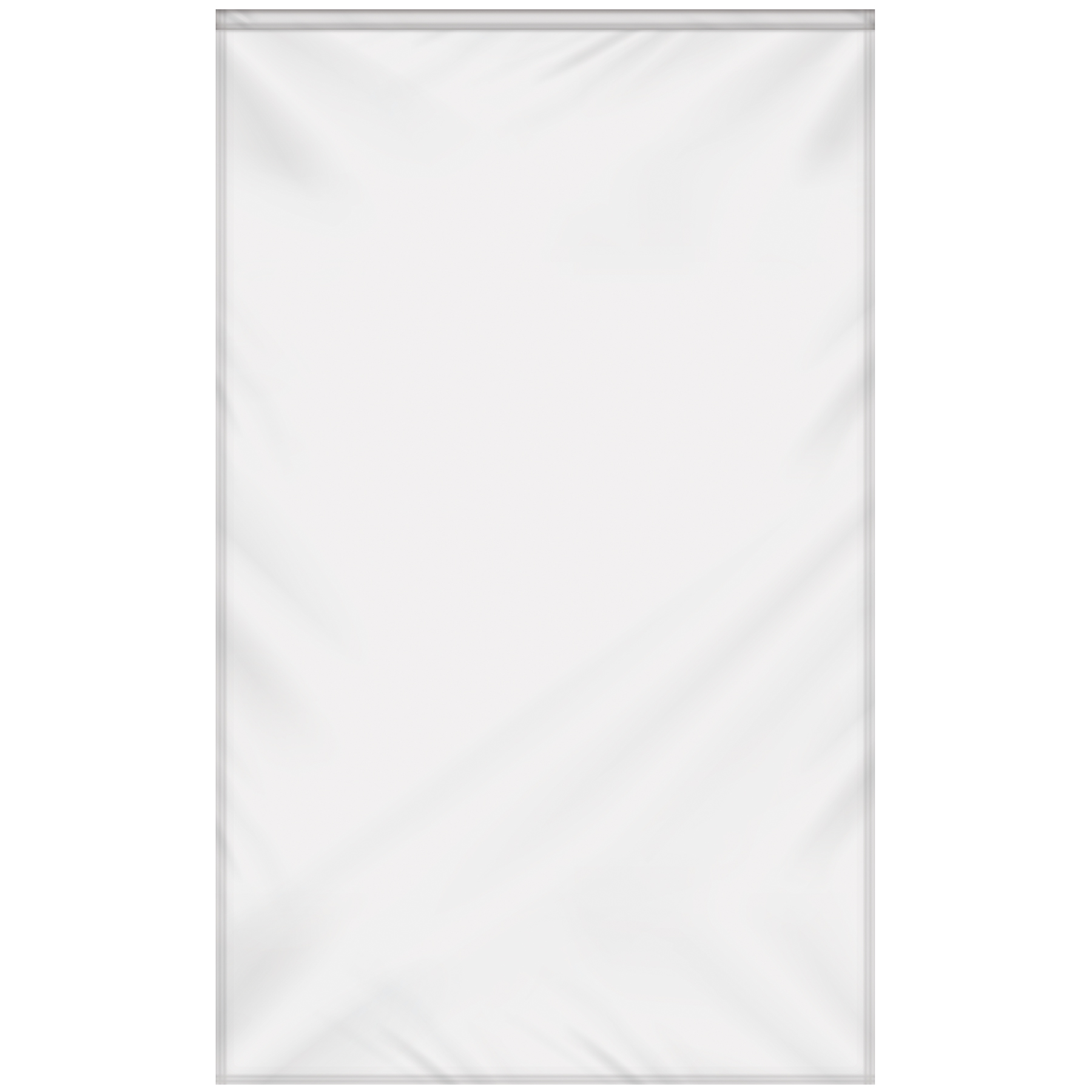 5' x 8' Single Sided Embroidered Banner with Pole Sleeve 1