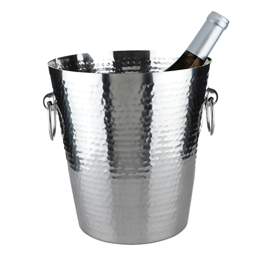 Viski® Hammered Ice Bucket 5