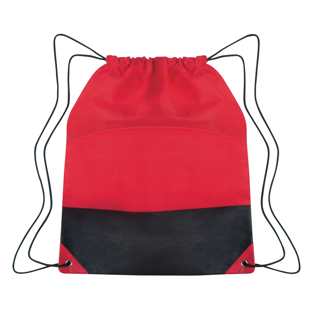 Non-Woven Two-Tone Drawstring Sports Pack 3