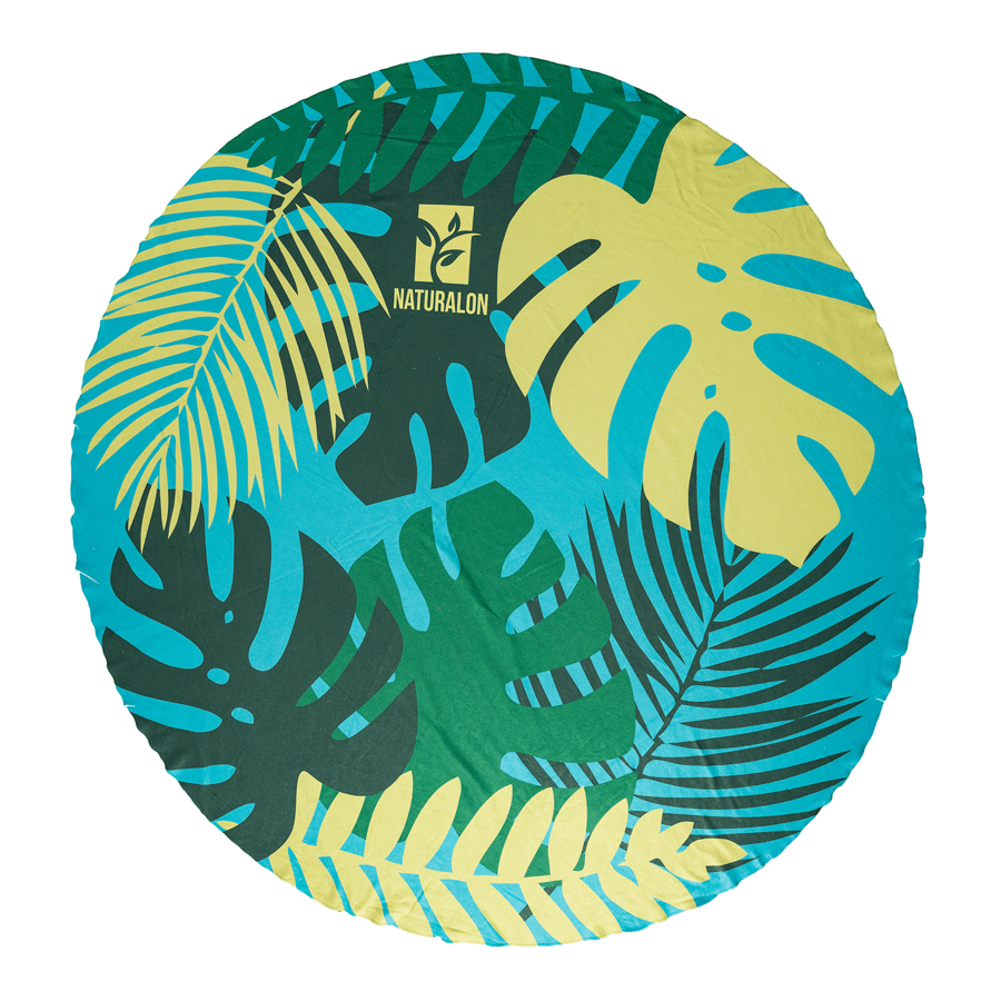 Round Subli-Sheared Velour Beach Towel (60" Diameter) 5