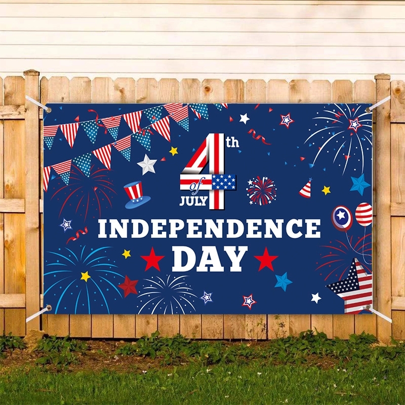 Independence Day Banner Backdrop Decorations 2