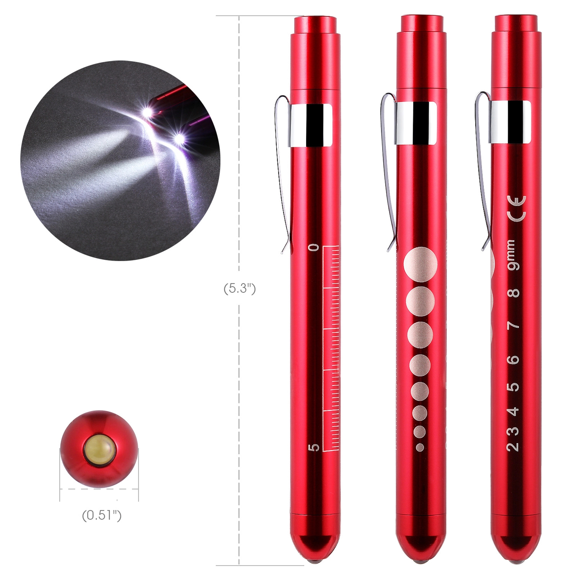 LED Medical Lighting Pen With Battery