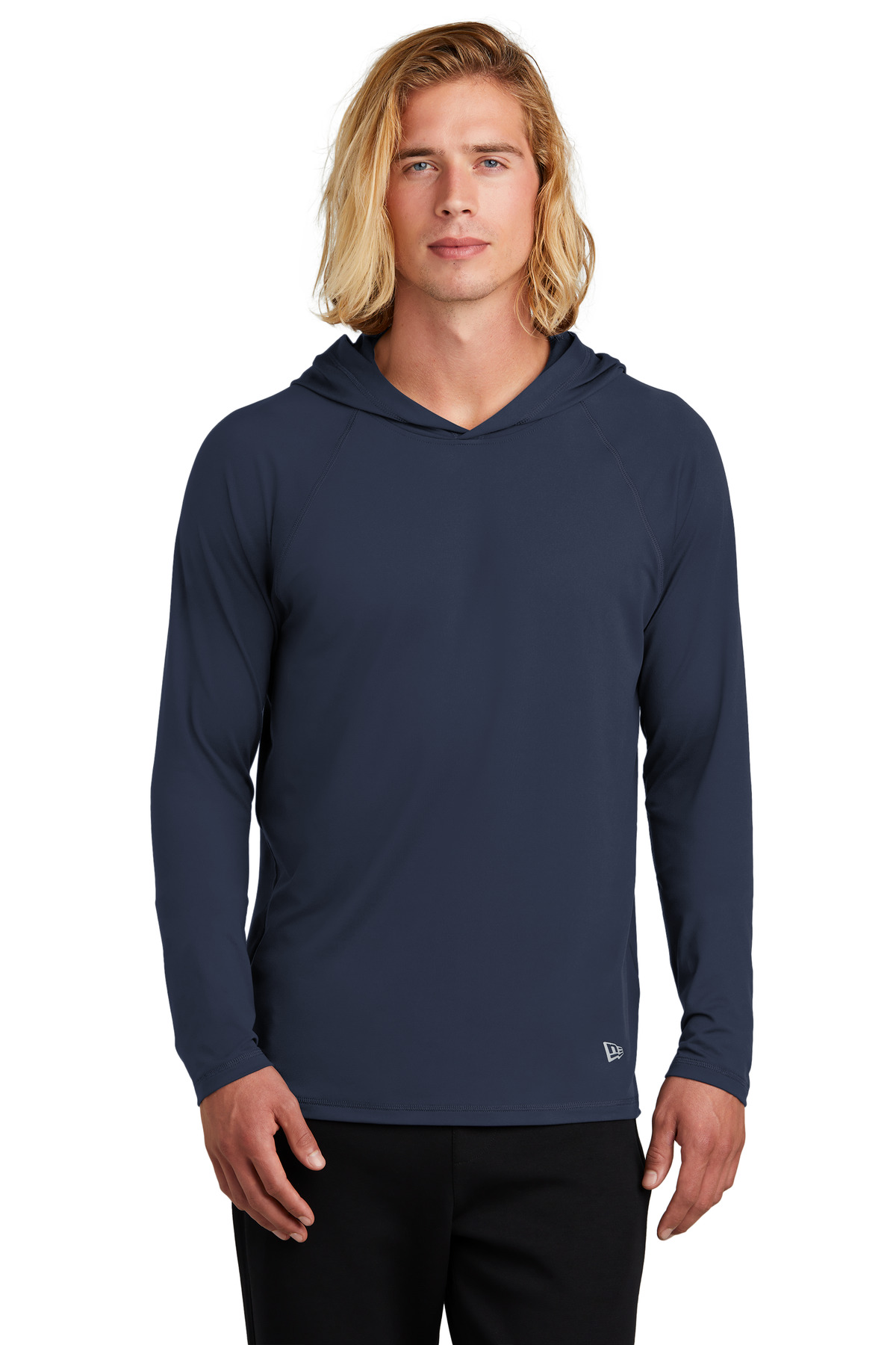 New Era Power Long Sleeve Hoodie NEA229, custom hoodie or sweatshirt with logo imprint 2