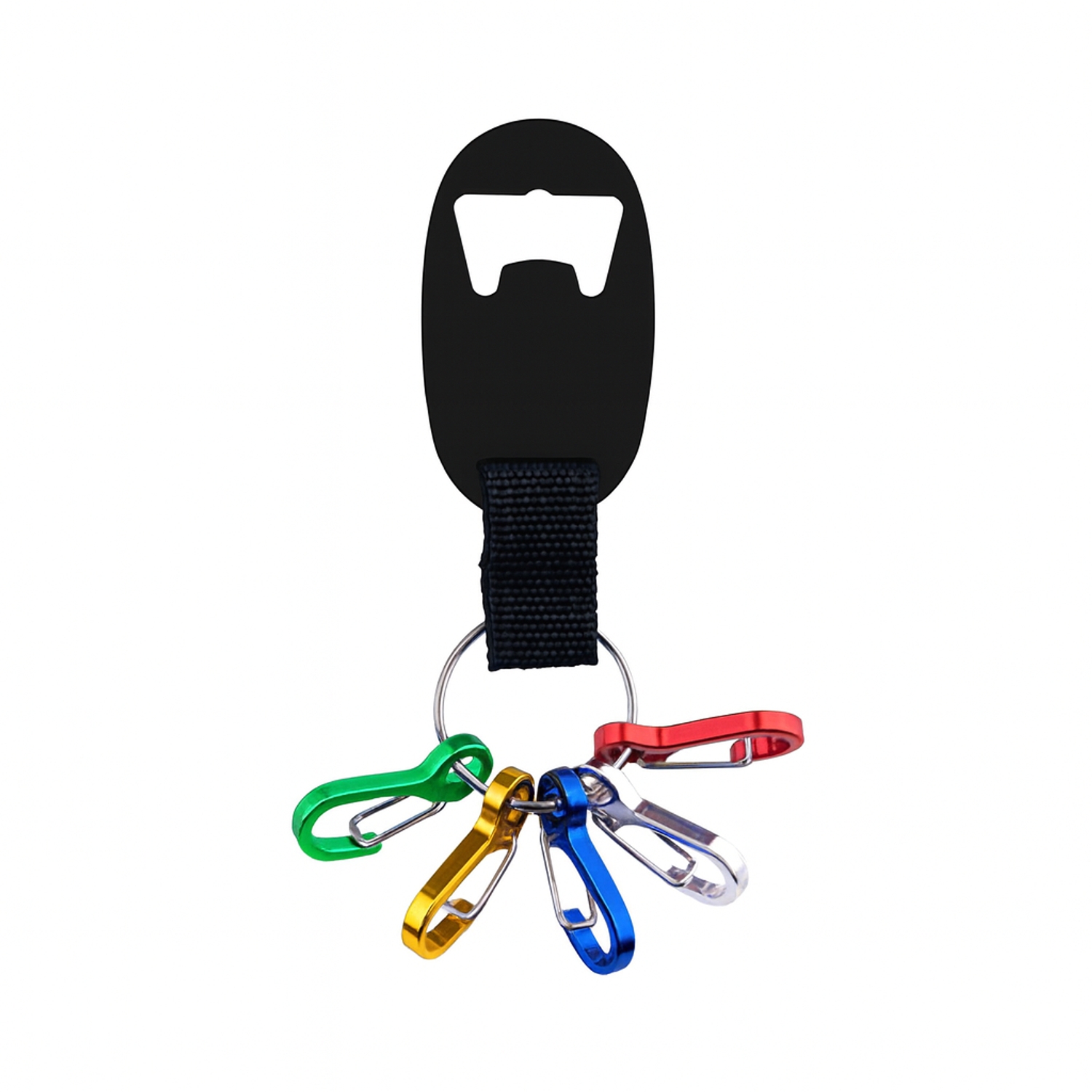Keychain Bottle Opener with Carabiners 2