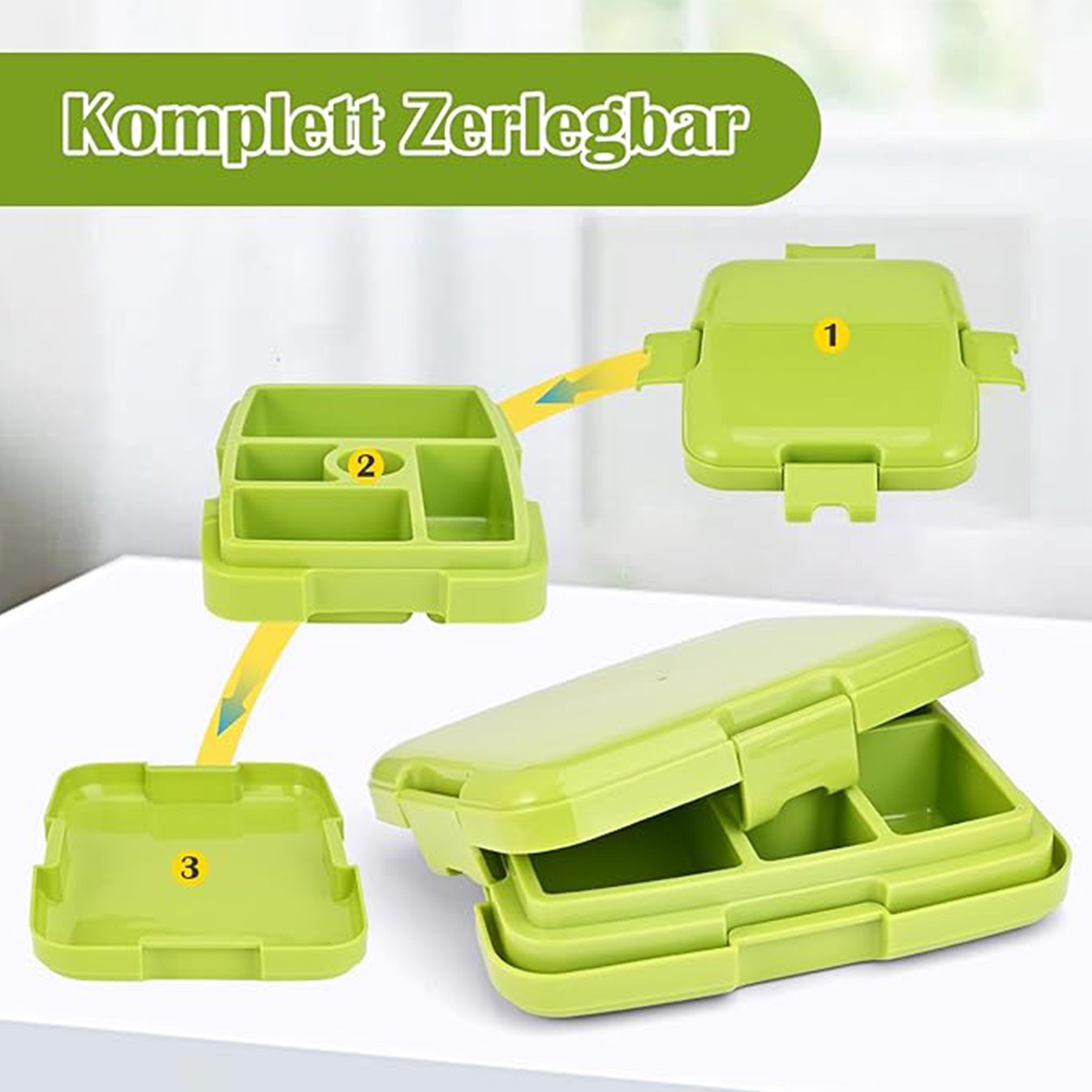 Children'S Compartment Lunch Box 7