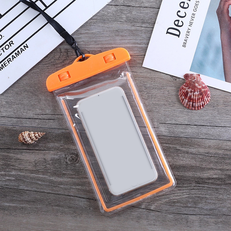 ABS Clip and PVC Waterproof Phone Pouch with Luminous Functi 3