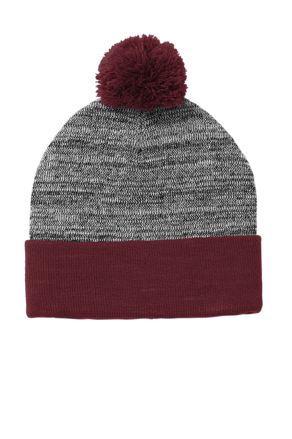 Sport-Tek Heather Pom Pom Beanie STC41 10