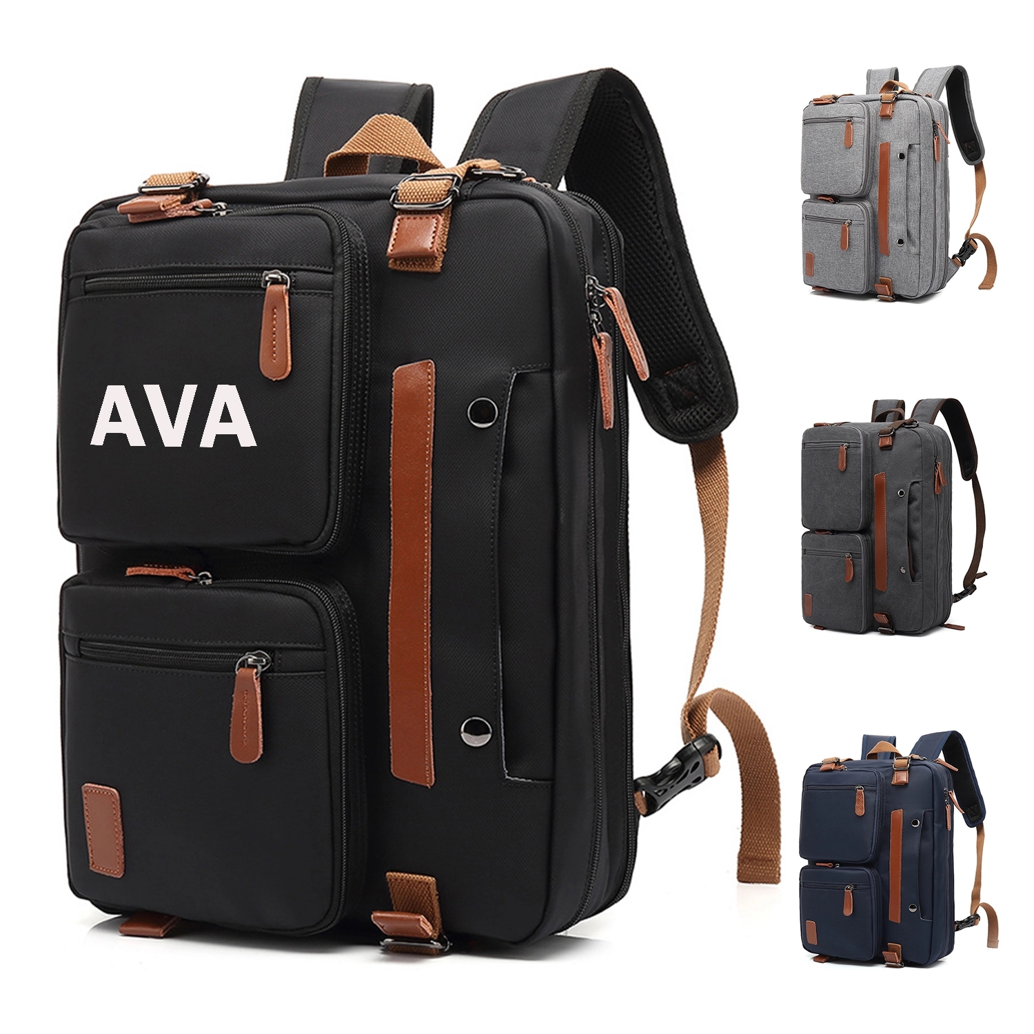 Large Capacity Canvas Backpack 2