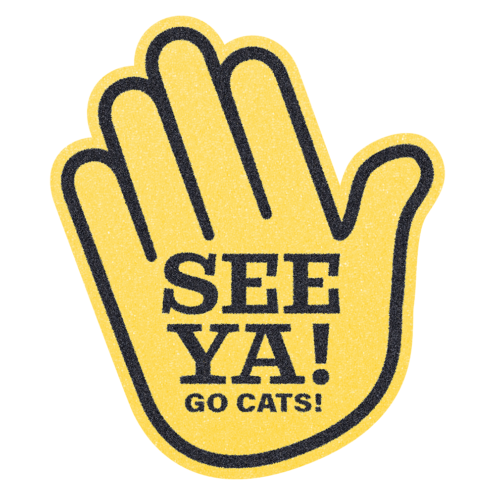 16" Waving Hand Foam Mitt 12