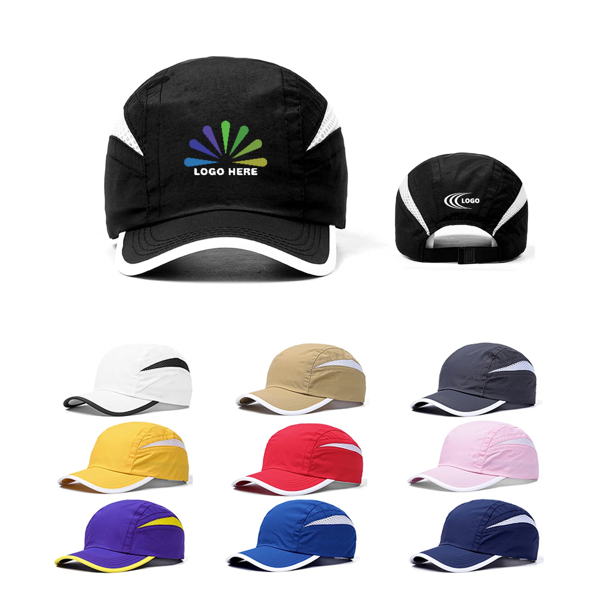 Nylon Quick-dry Mesh Baseball Cap MOQ 10PCS 7