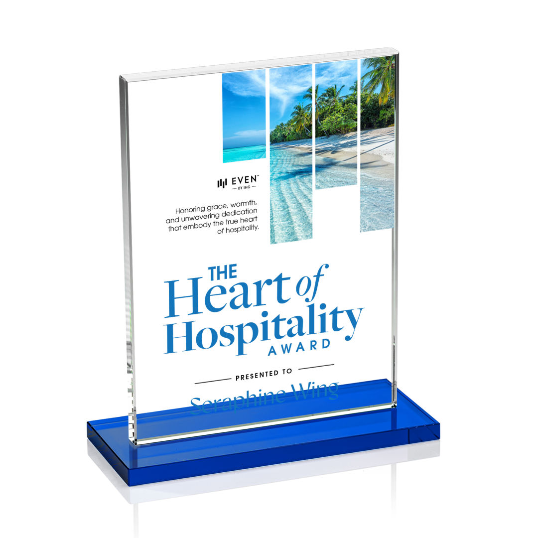Emperor VividPrint™ Award - Blue (Horiz) 11