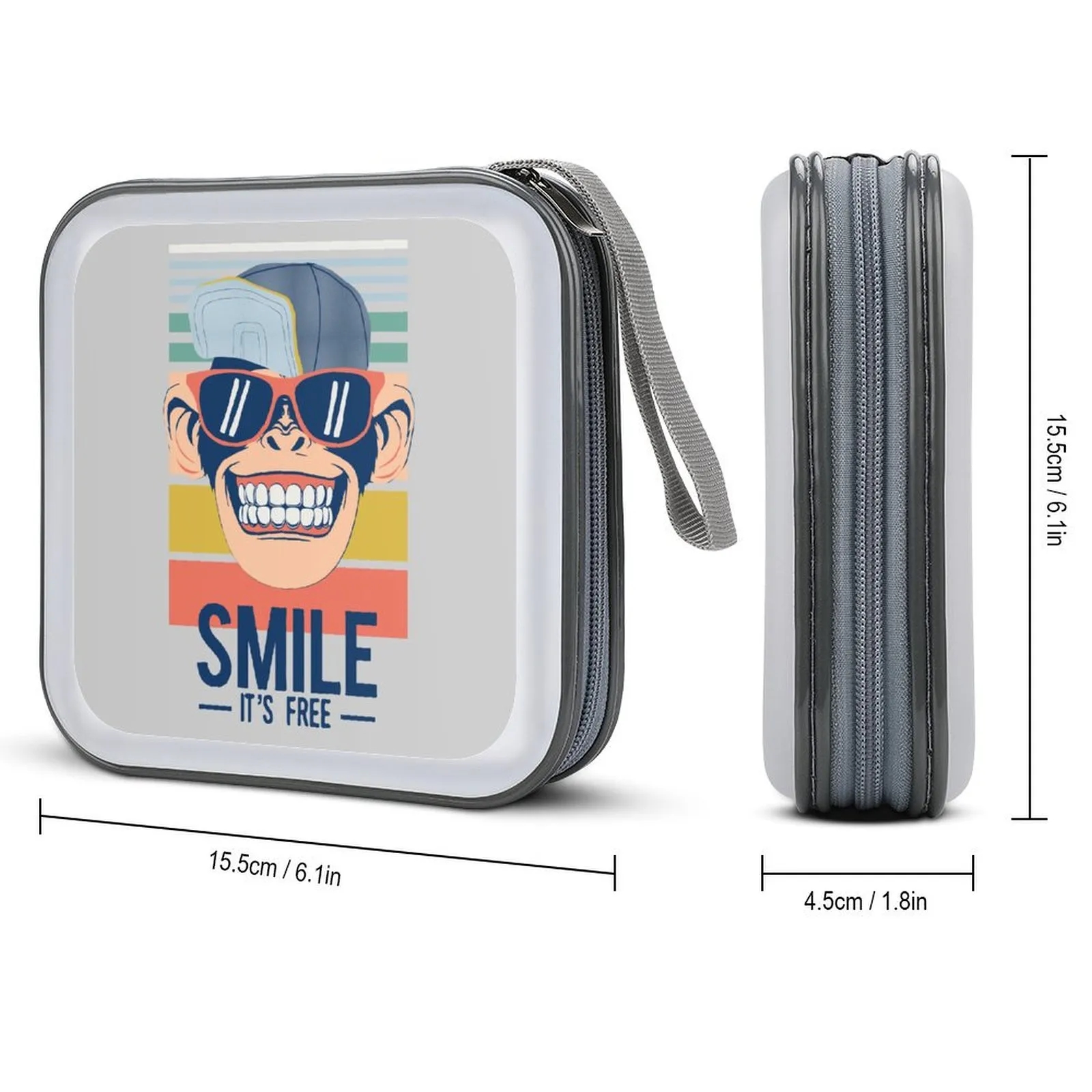 Custom Printed CD Case with Logo - Durable Waterproof Storage for 40 DVDs Bulk Order 5