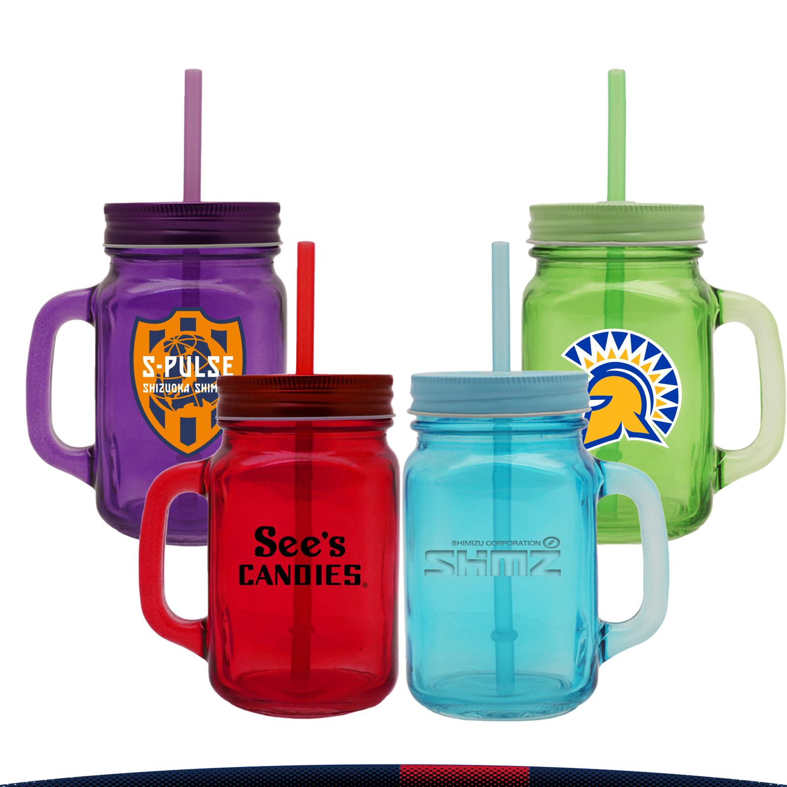 15 oz. Water Jars With Straw 9