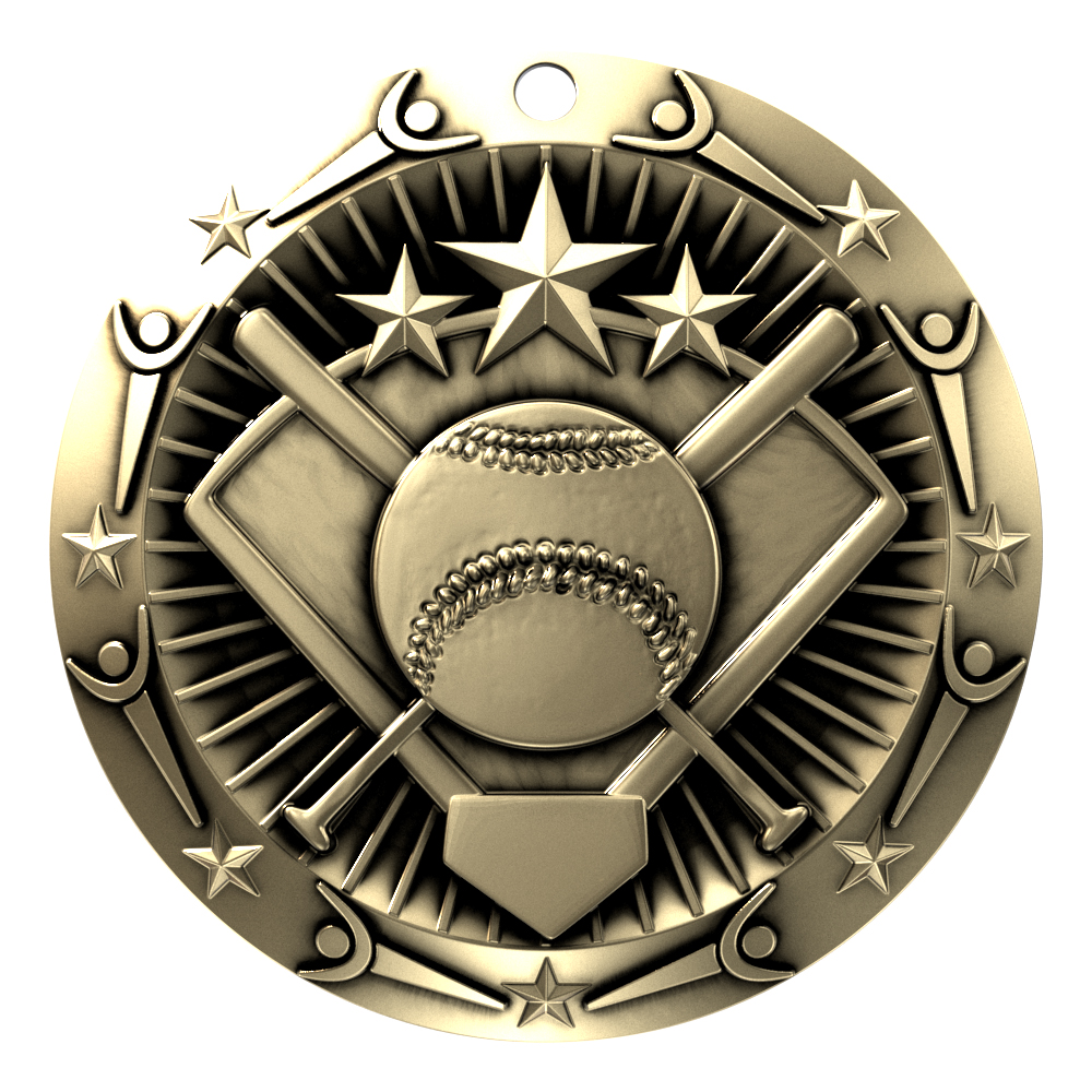 Softball World Class Medallion (3") 7