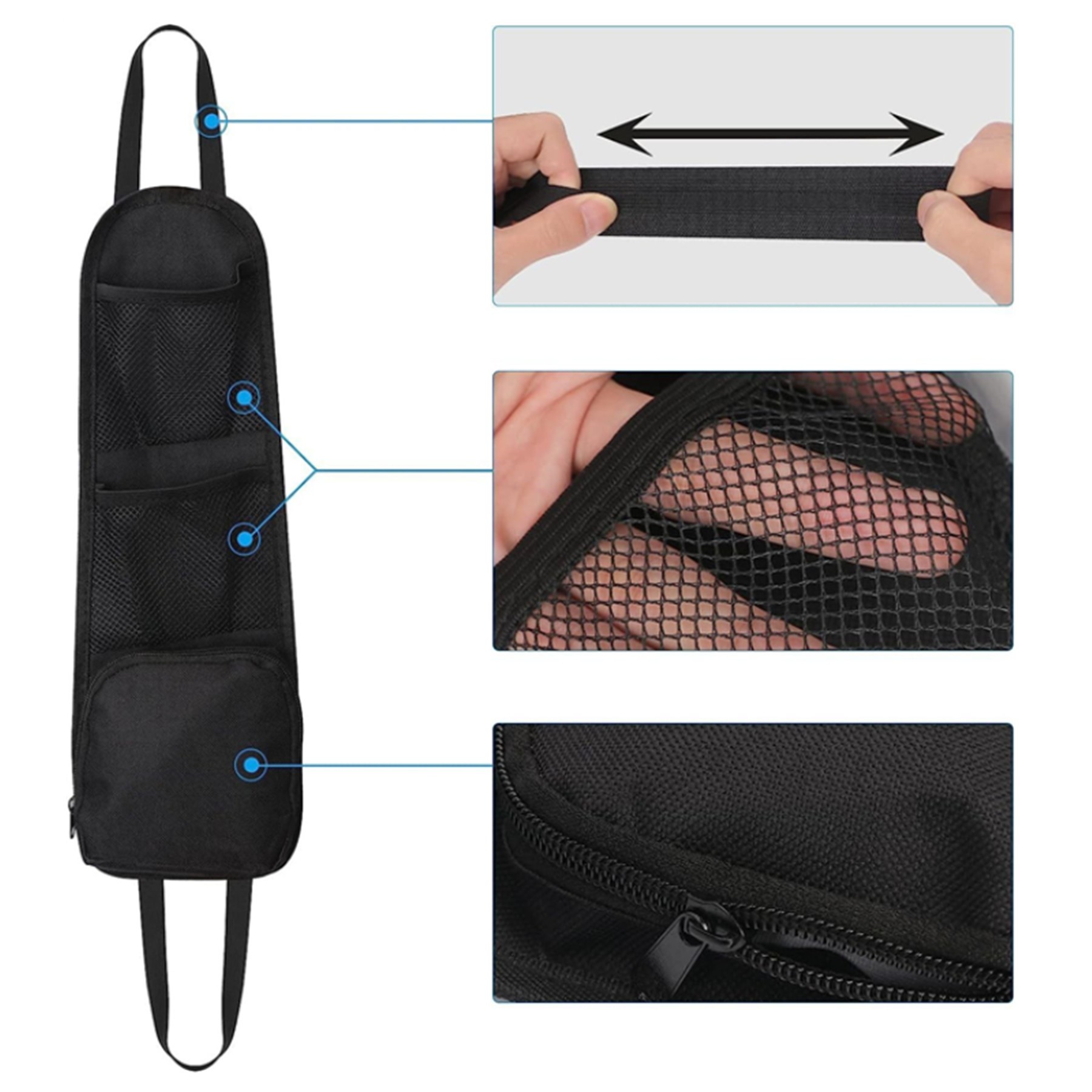 Car Seat Side Organizer Hanging Bag 5