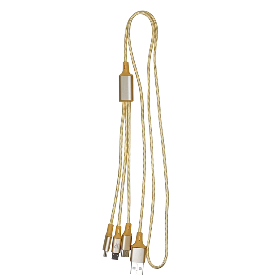 3-in-1 Multi-Device Metallic Charging Cable 2