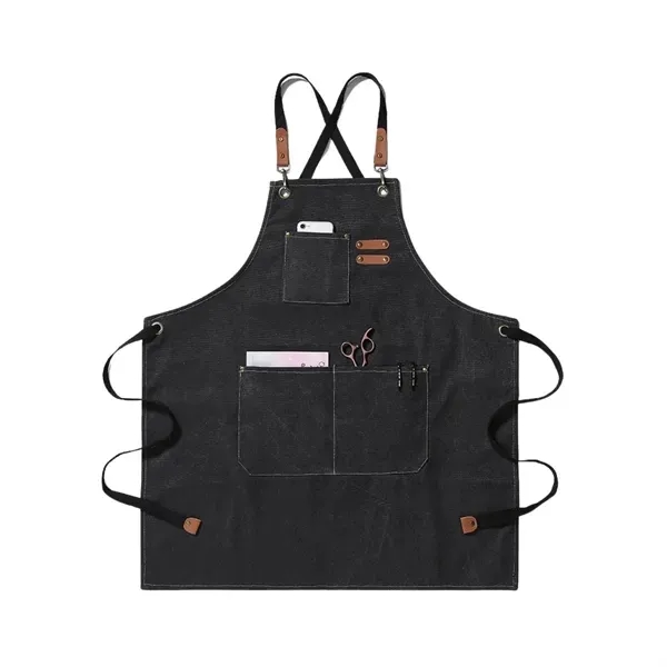 Canvas Work Apron with Heavy Duty Utility Tool Belt 19