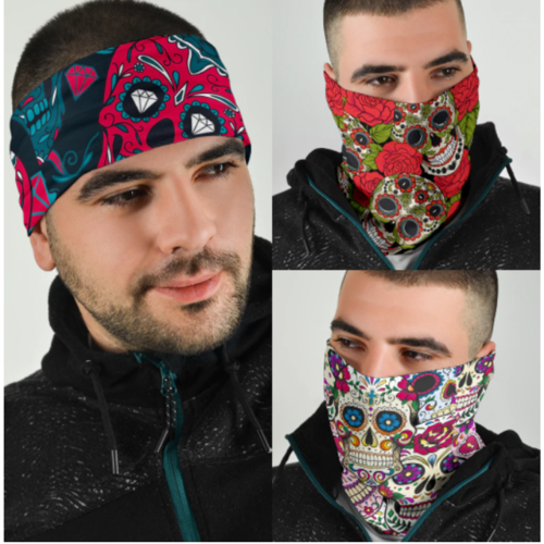 Triangle Shaped Sublimated Cooling Bandana 3