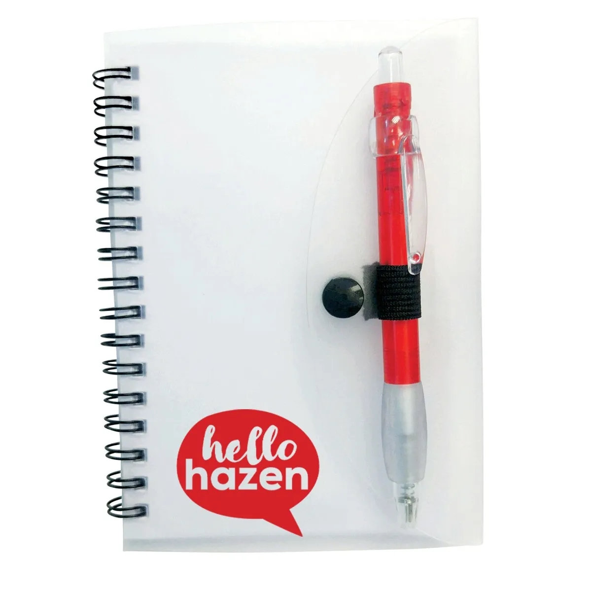Spiral Notebook w/Cardinal Pen 3