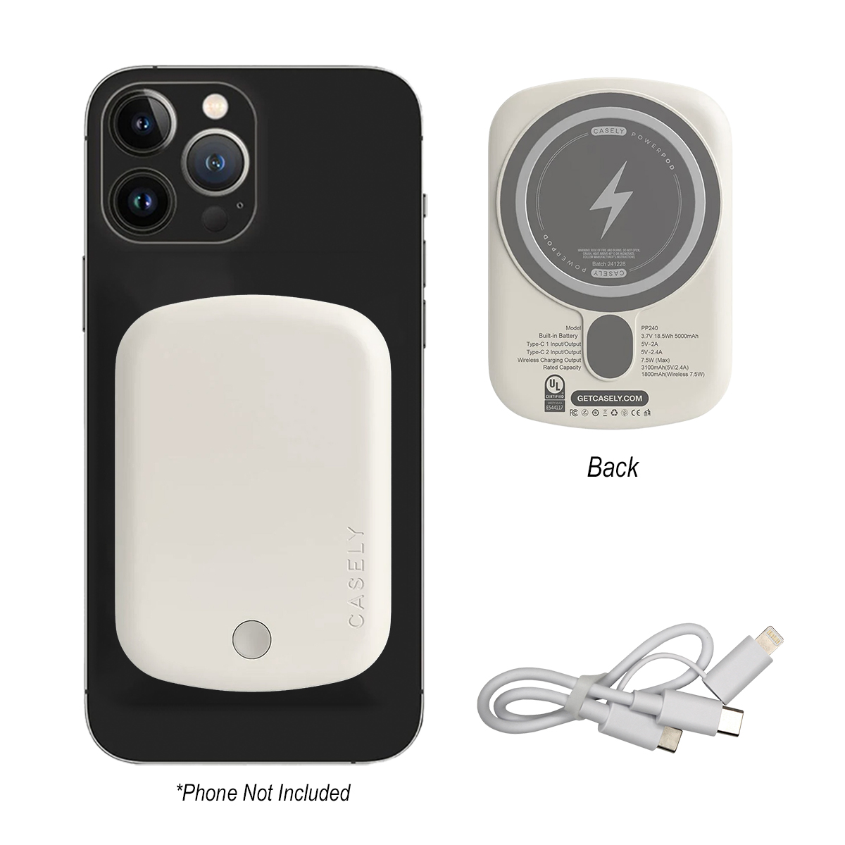 5,000 mAh Casely™ Power Pod 3