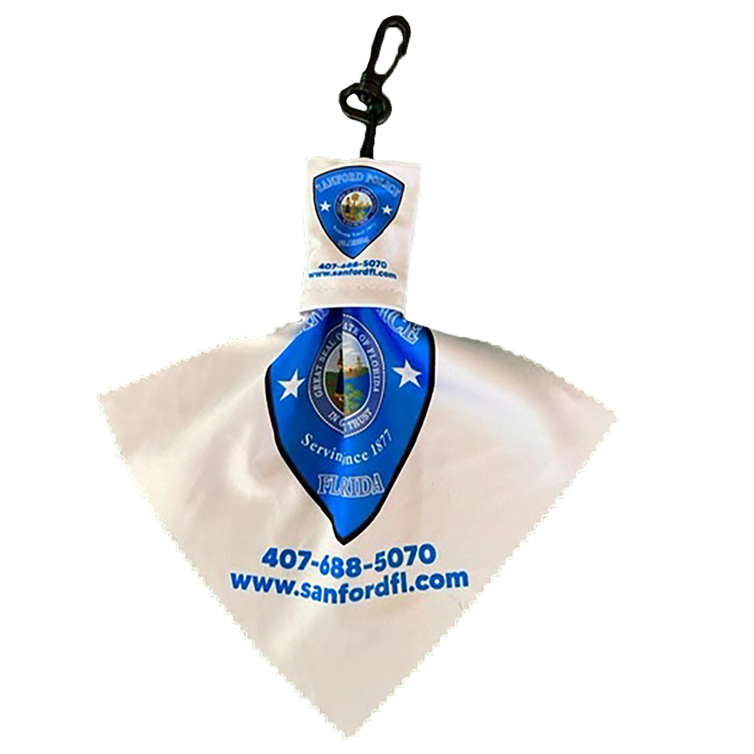 Microfiber Cloth Keychain Pouch 7