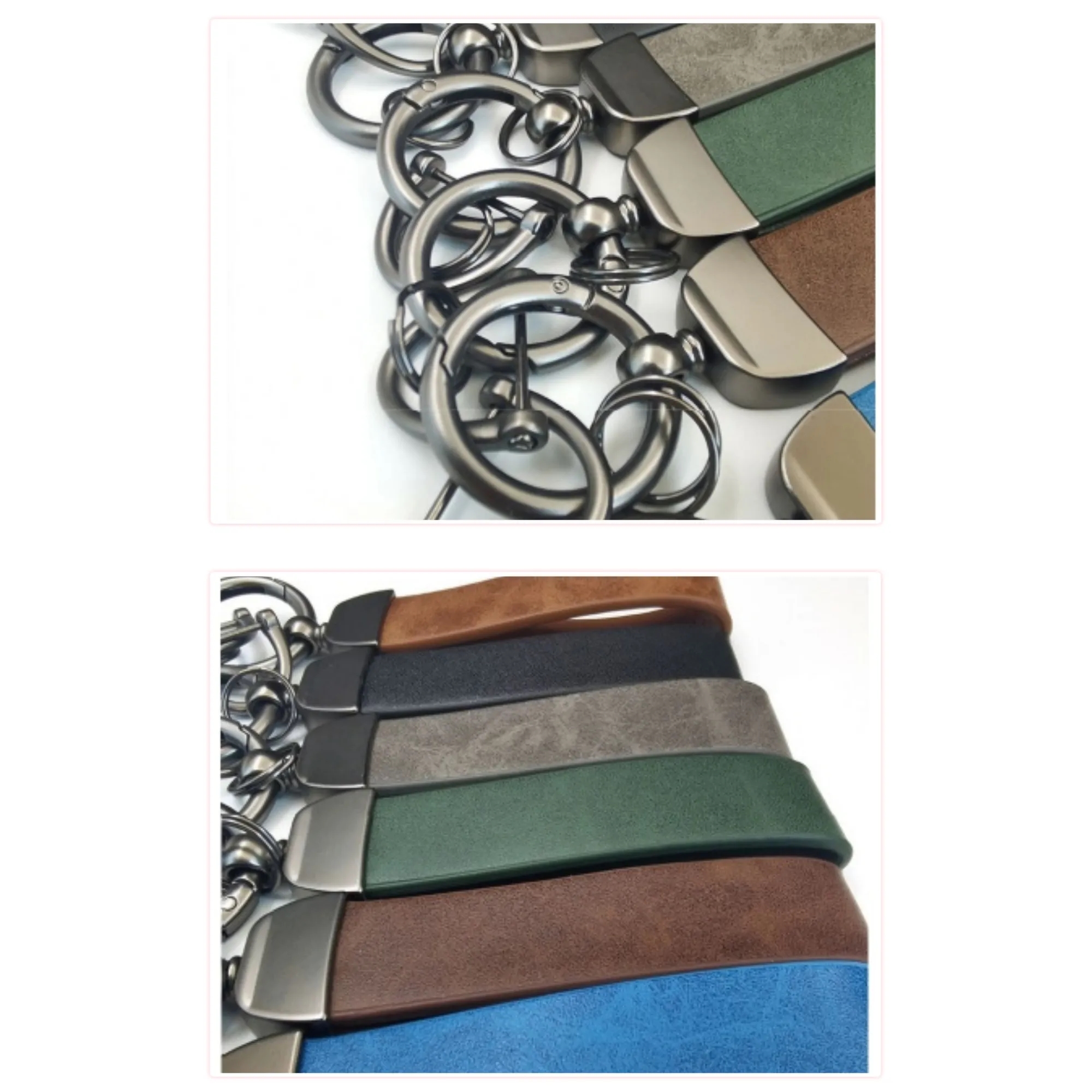 Leather Car Keychain 3