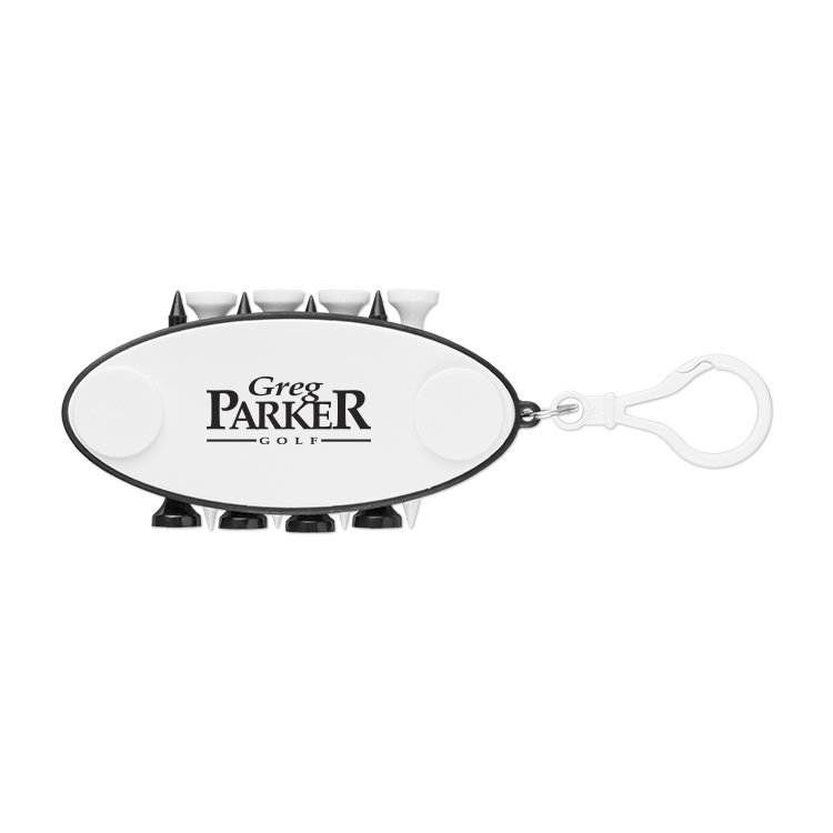 10 Piece Golf Tee Set Keychain 3