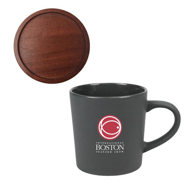 Little Rock 16oz Ceramic with Wood Lid 14