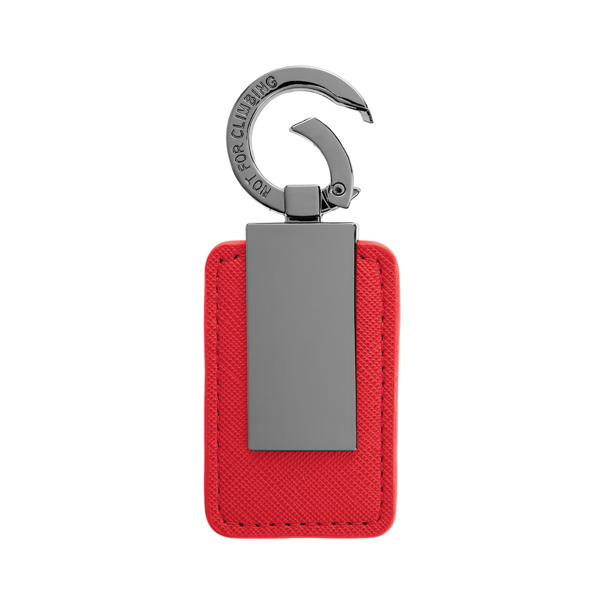 Leatherette Carabiner Clip Key Tag 21