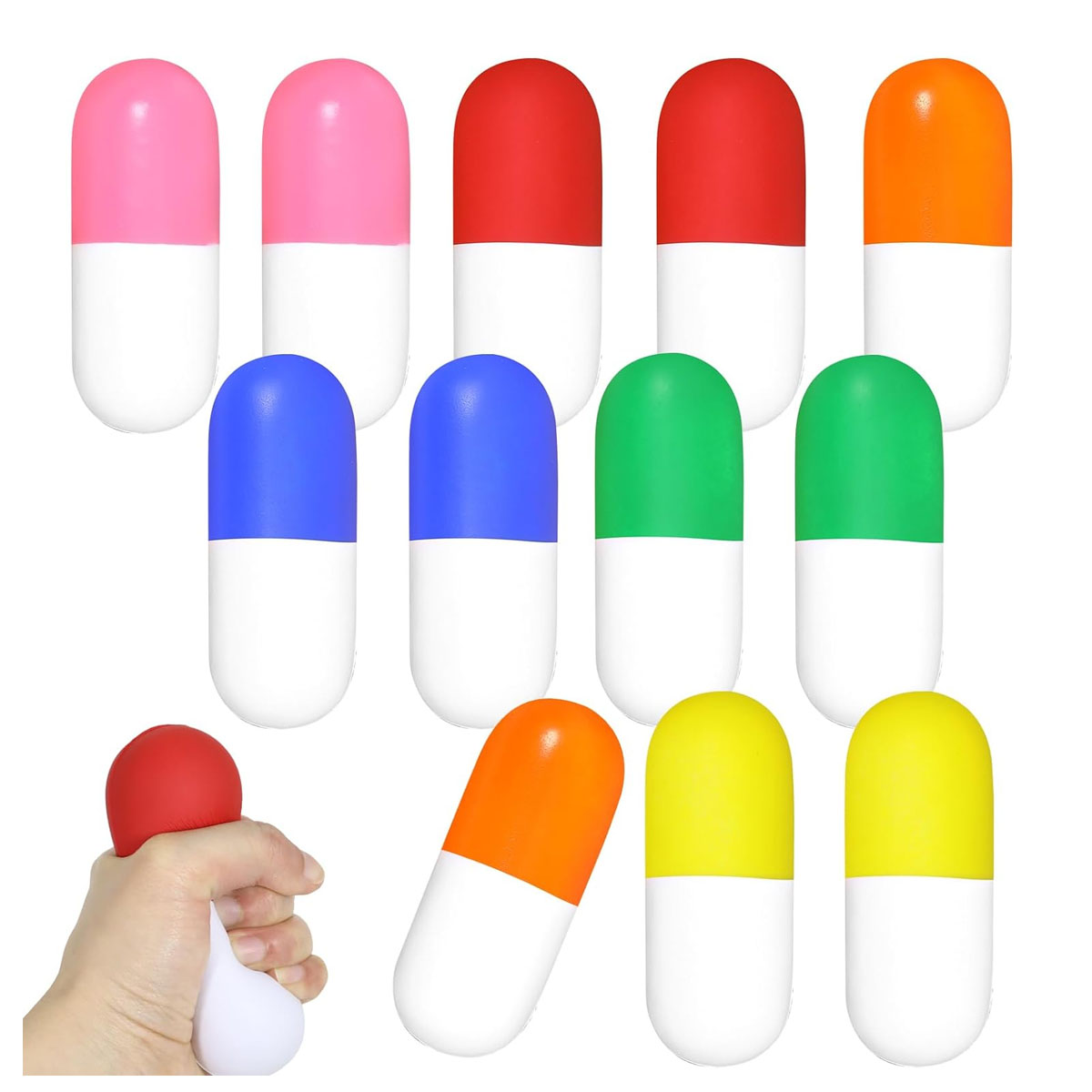 PU Foam Anti-Stress Ball-Pill 1