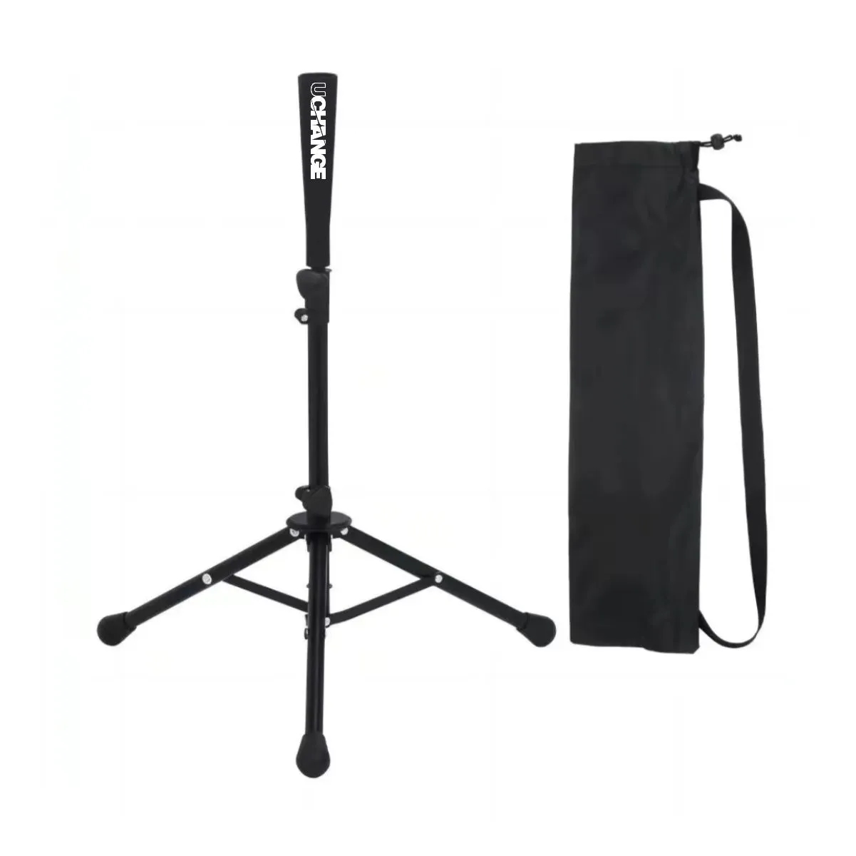 Adjustable Tripod Baseball Batting Tee With Carry Bag 1