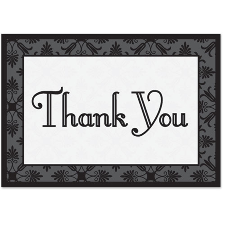 Decorative Thank You Card 2