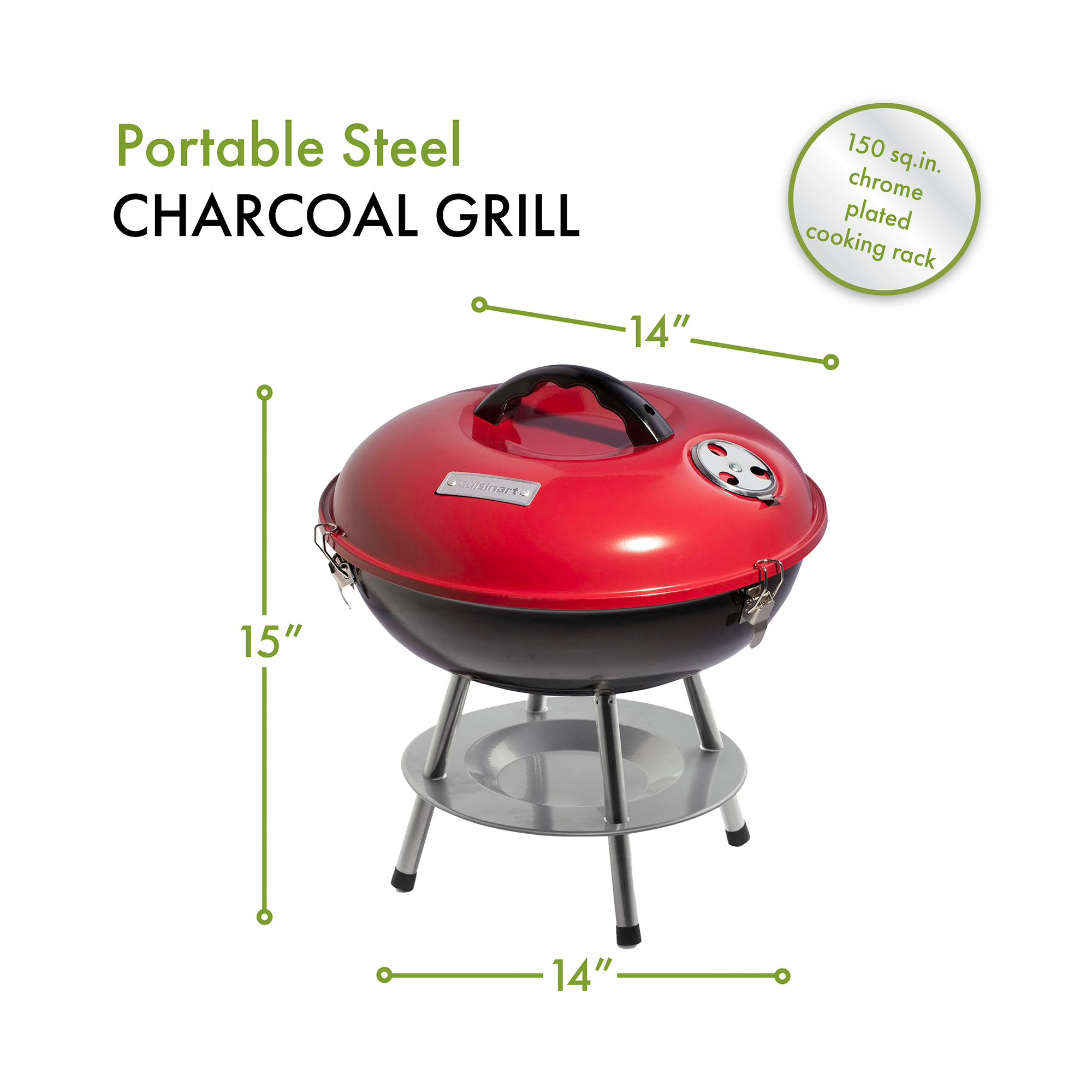 Cuisinart Outdoors® 14" Charcoal Grill 30