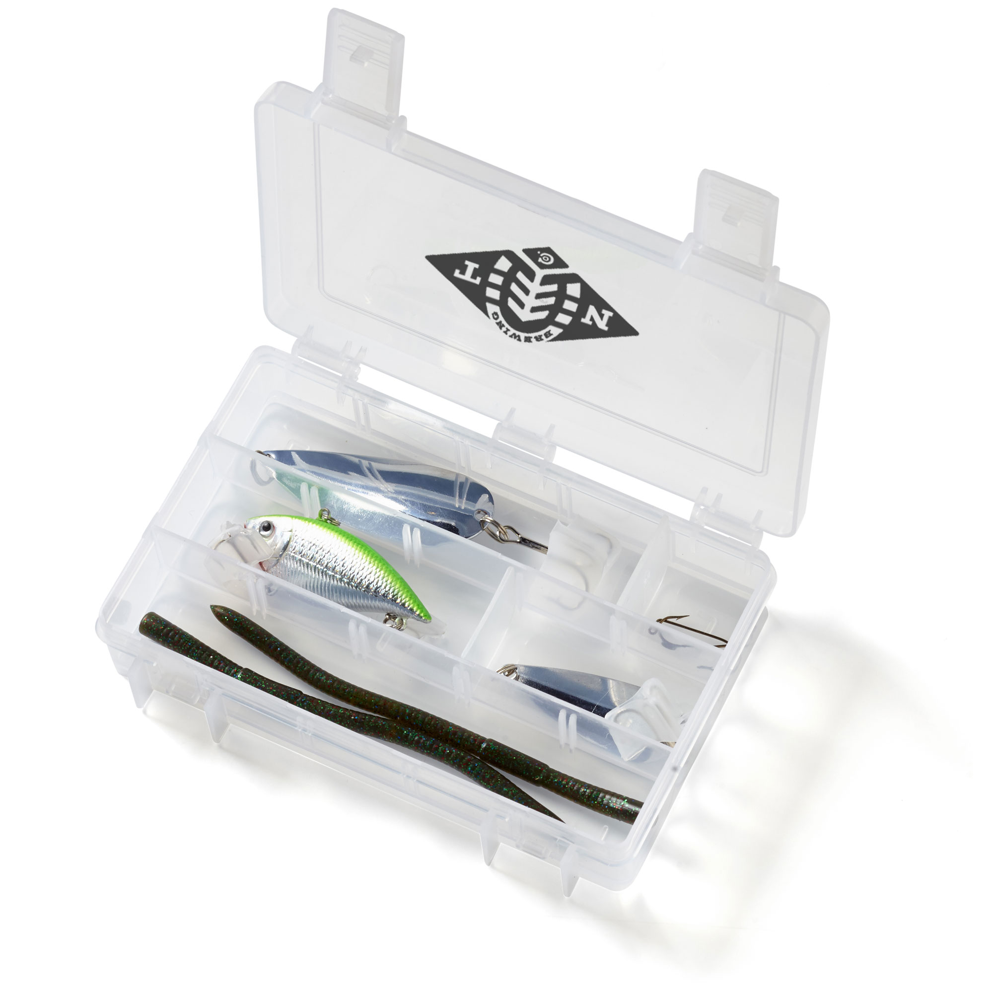 Fishing Tackle Box - Green and Silver Components 3