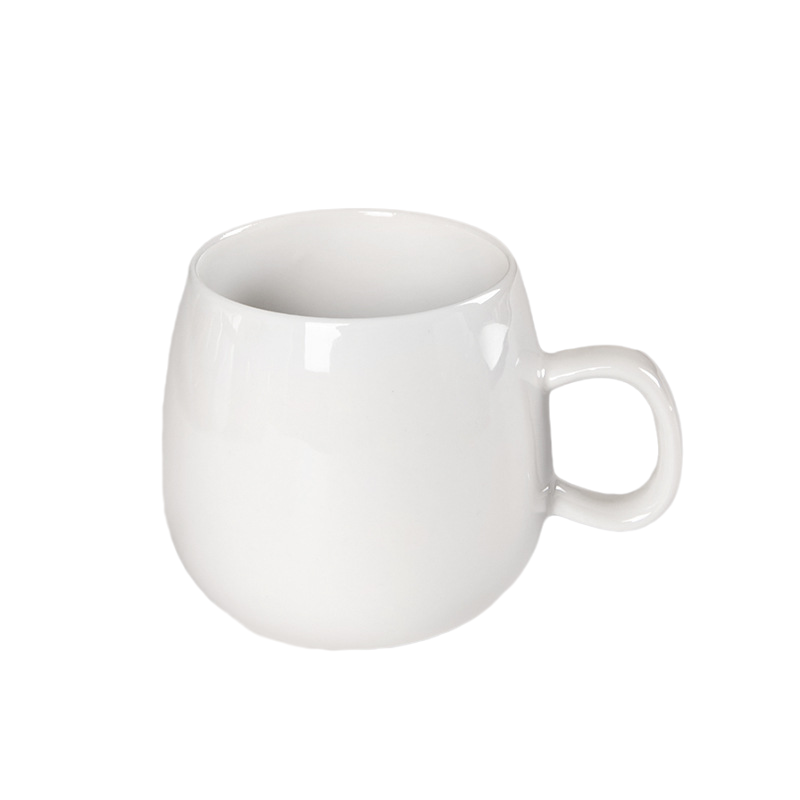 Custom Logo 9 oz. Ceramic Milk Mug 11